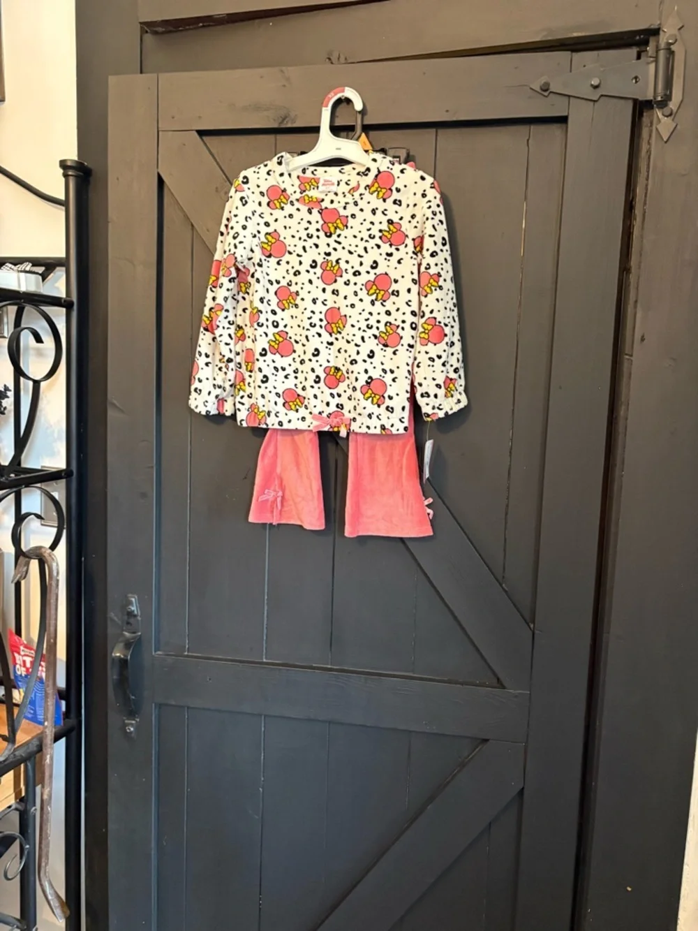 Disney Pink and White Ice Cream Print Kids Matching Set